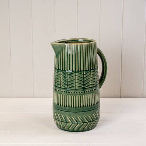 Green Ceramic Jug