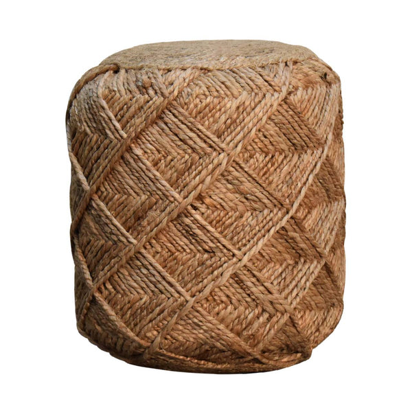 Jute Footstool