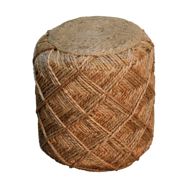 Jute Footstool
