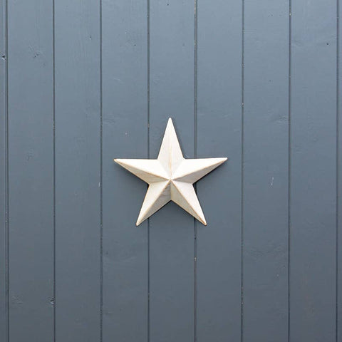 White Metal Star Decoration