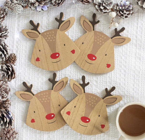 Reindeer coasters