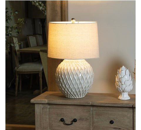 Lattice Ceramic Table lamp