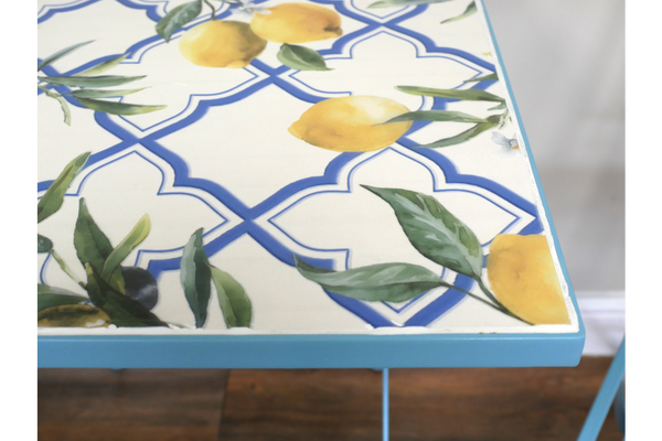 Santorini mosaic table and chairs