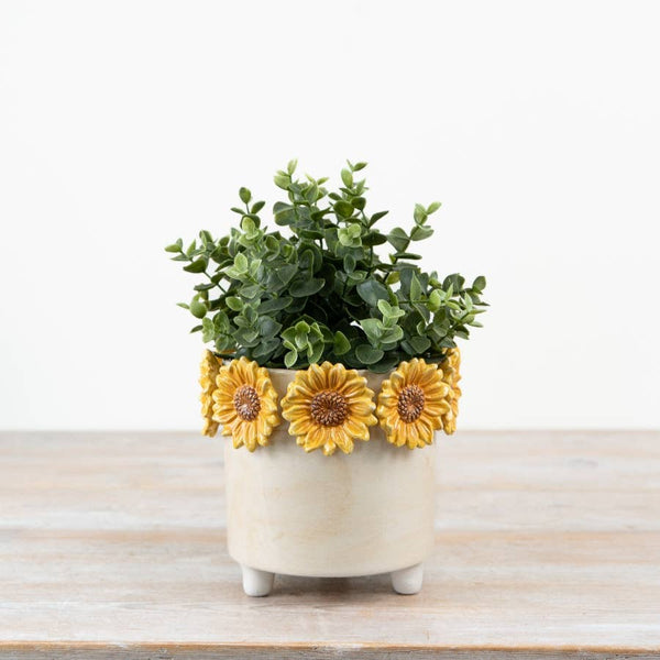 3D Sunflower Planter, 17.2cm