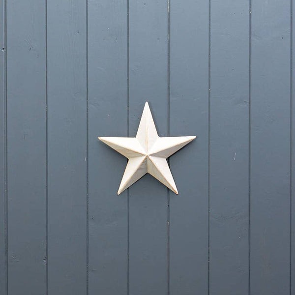 White Metal Star Decoration