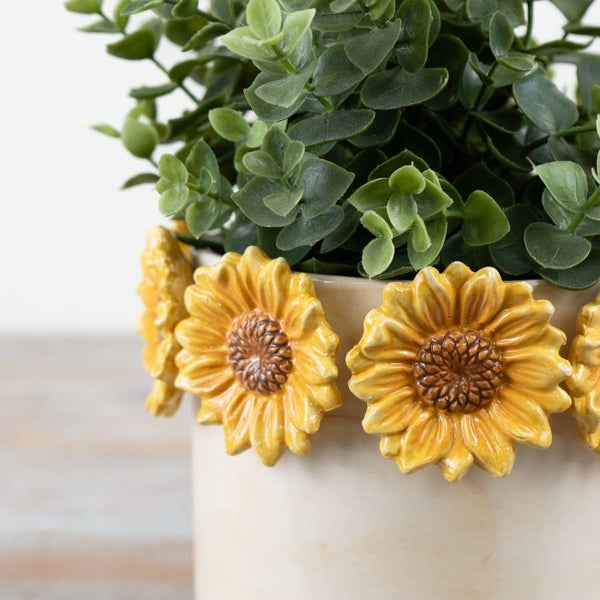 3D Sunflower Planter, 17.2cm