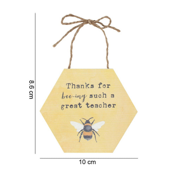 Thank you teacher sign