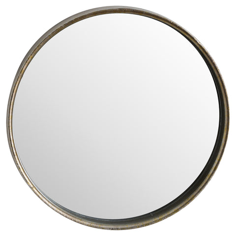 Bronze Narrow Edged Wall Mirror