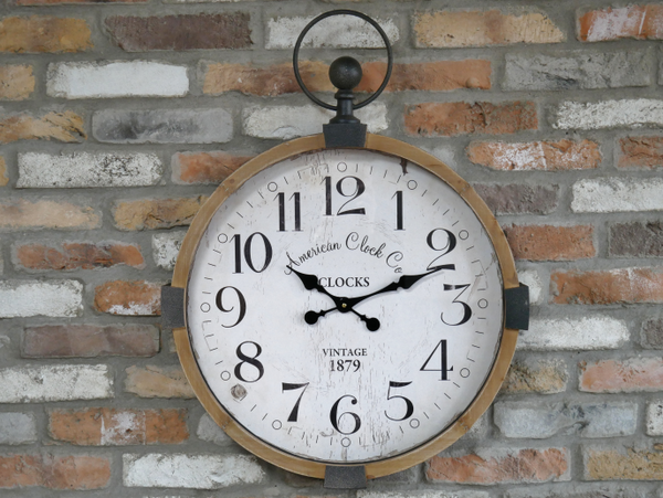 Pocket Watch Wooden Wall Clock