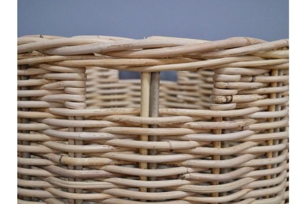 Set of 3 Rattan Baskets