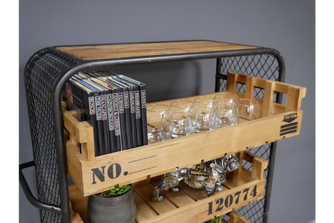 Industrial Shelving Trolley