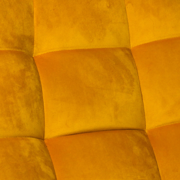Mustard Yellow Velvet Armchair