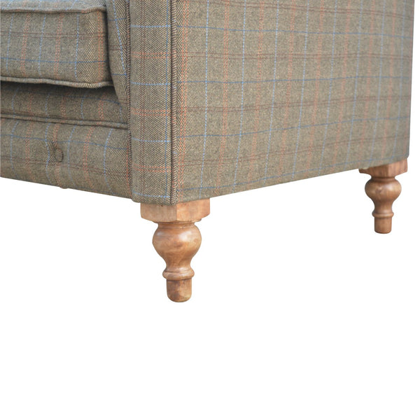 Tweed Three Seater Chesterfield