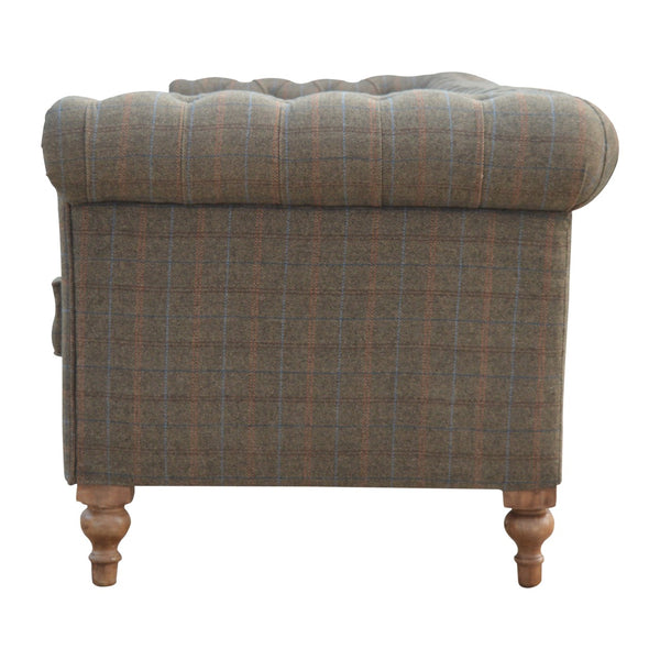 Tweed Three Seater Chesterfield