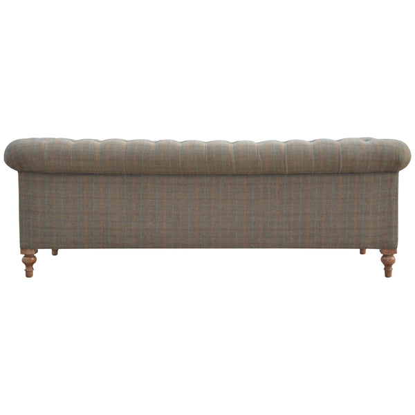 Tweed Three Seater Chesterfield