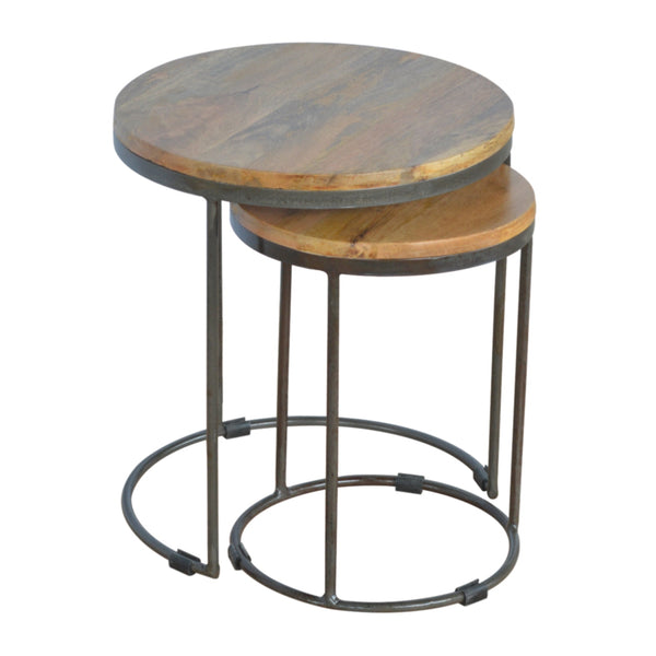 Round Stool Set of 2