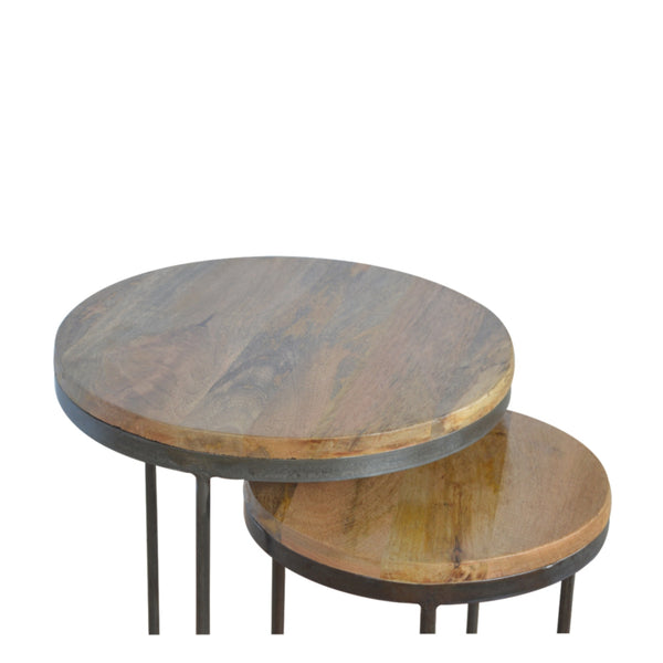 Round Stool Set of 2