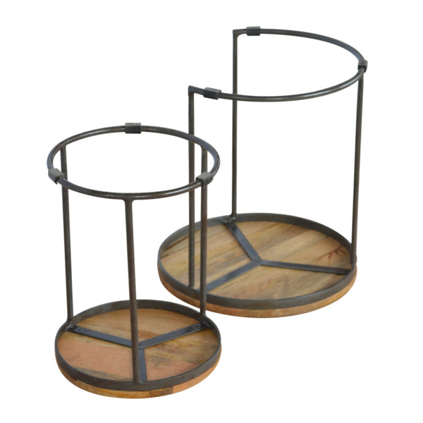 Round Stool Set of 2