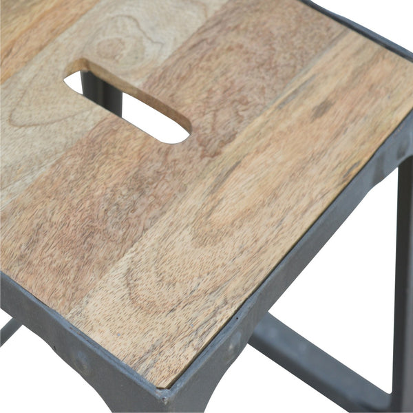 Hallway Console Table with 3 Nesting Stools