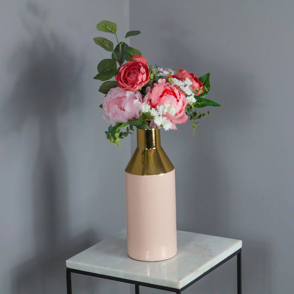 Gold Stem Vase