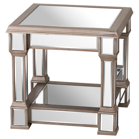 Mirrored Side Table
