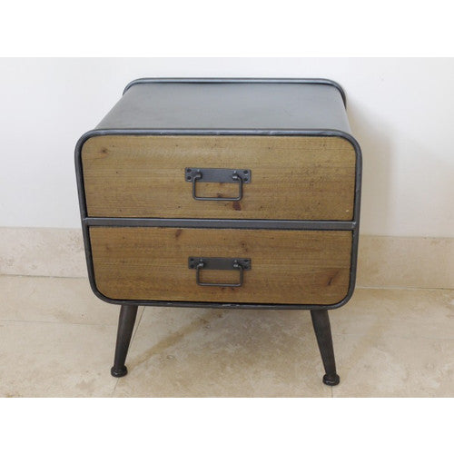 Retro Small Bedside Cabinet