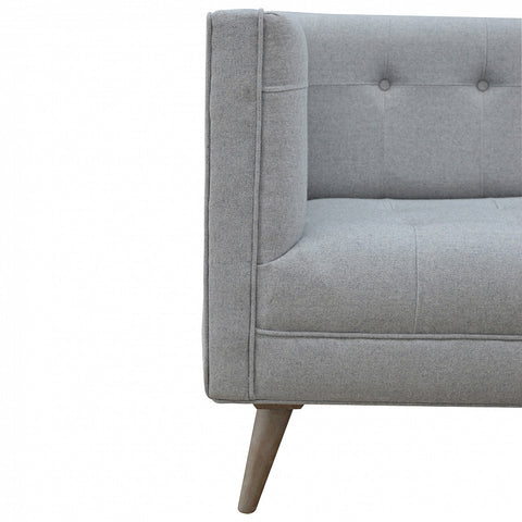 Grey Scandinavian Tweed Sofa