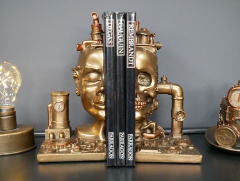 Steampunk Bookends