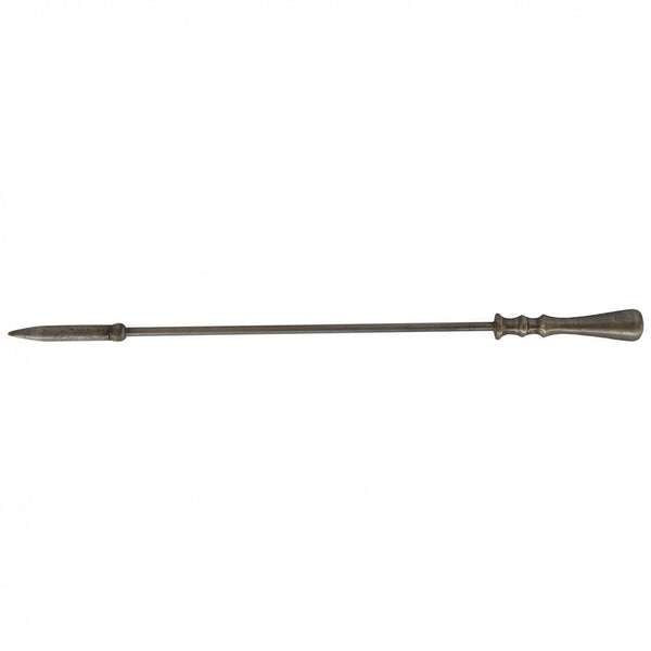Pewter 4 piece fire companion set