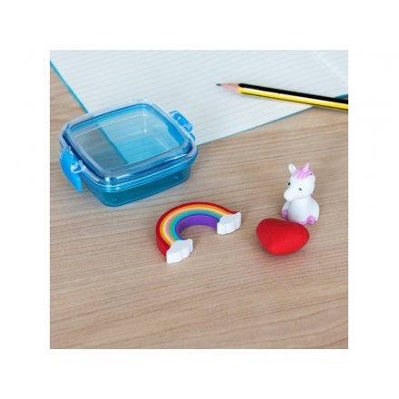 Mini Unicorn Eraser Set