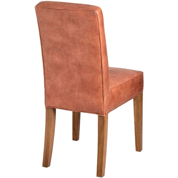Tan Faux Leather Dining Chair