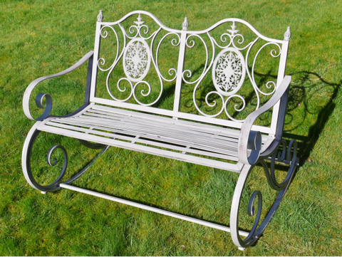 Antique rocking bench