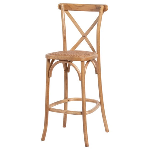 Bar Oak Cross Back Chair