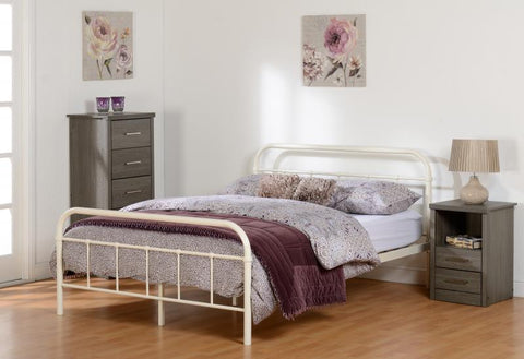 Brooklyn Double Cream Bed