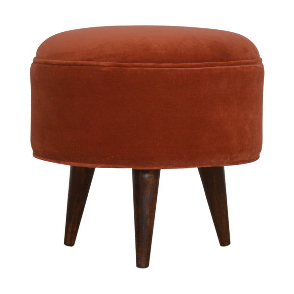 Velvet Nordic Stool