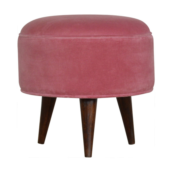 Velvet Nordic Stool