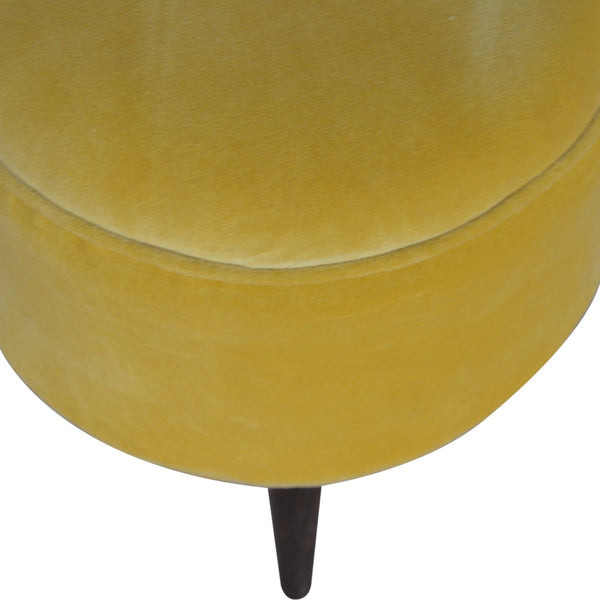 Velvet Nordic Stool