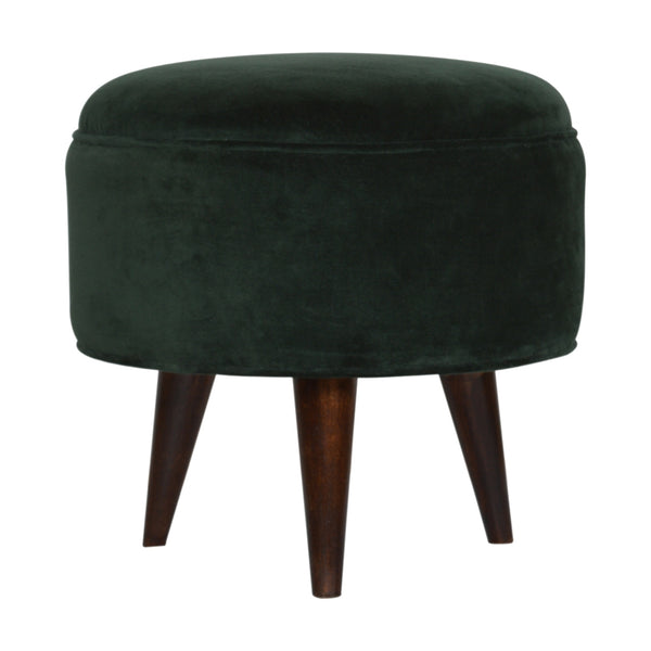 Velvet Nordic Stool