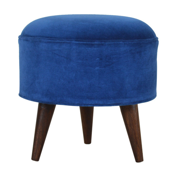 Velvet Nordic Stool